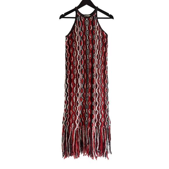 Sea NY $695 Macrame Orange Drew Dress - Picture 2 of 4